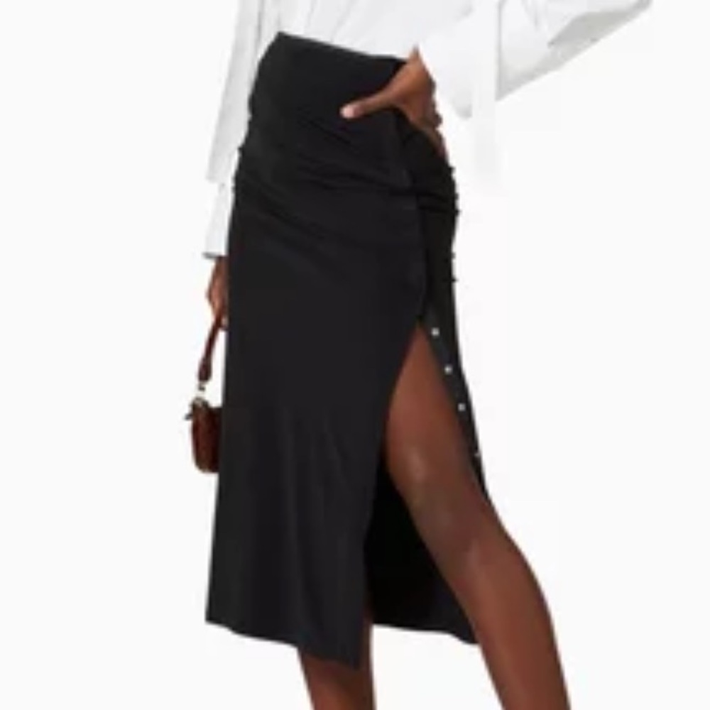 Helmut Lang Snap Slip Skirt NWOT